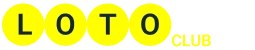 Логотип LotoClub в жёлто-белой цветовой гамме